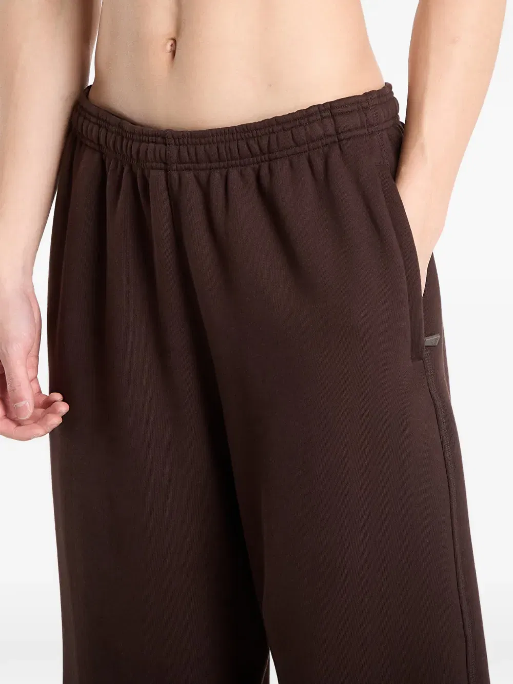 Equipment logo-patch track pants