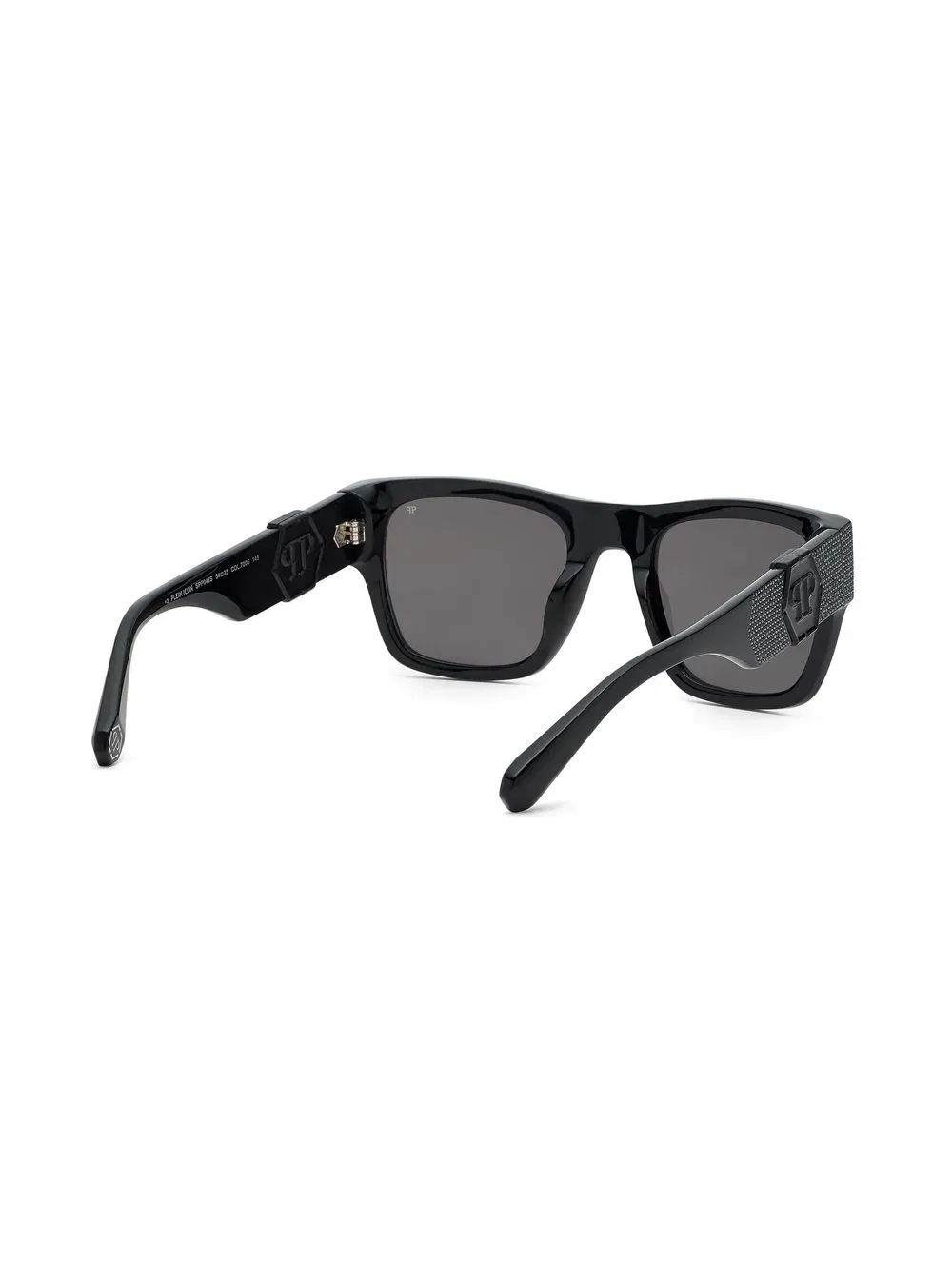 square-frame crystal-embellishment sunglasses
