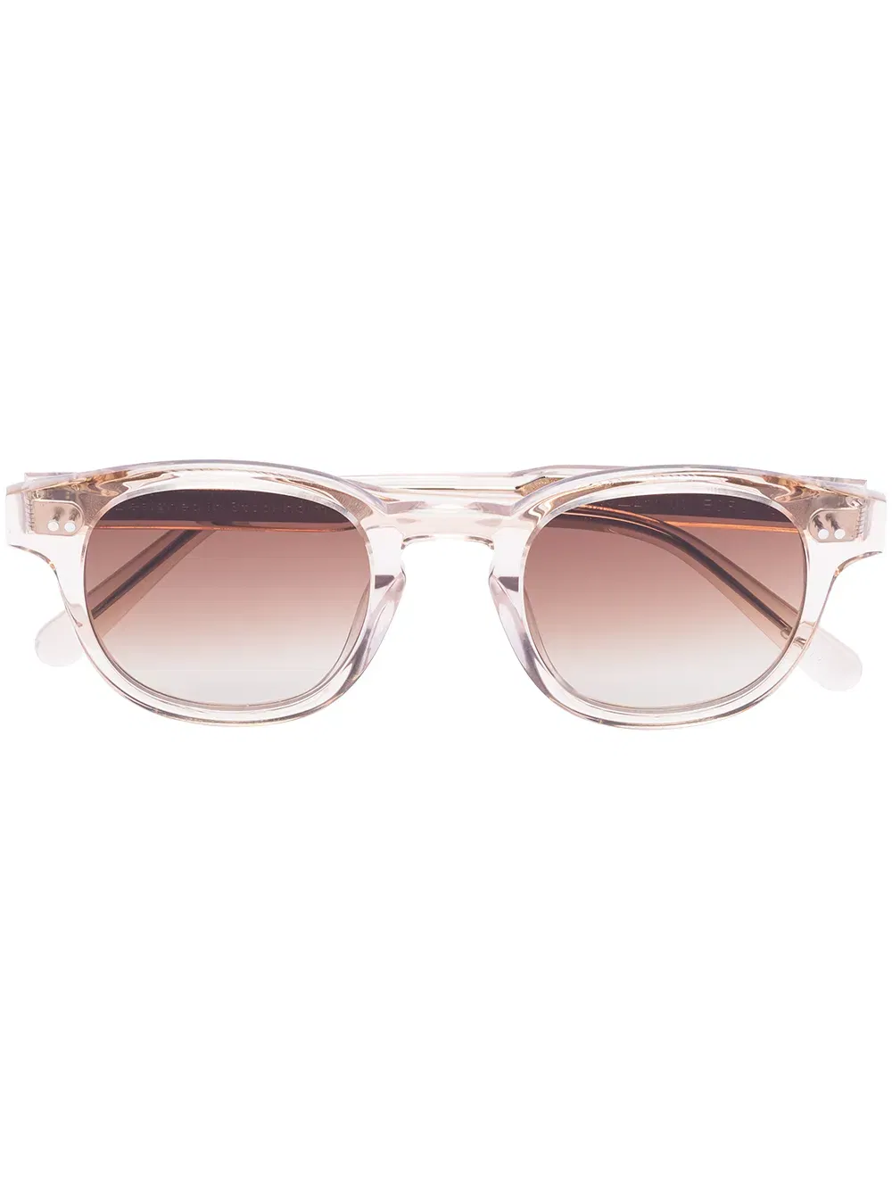 wayfarer transparent-frame sunglasses