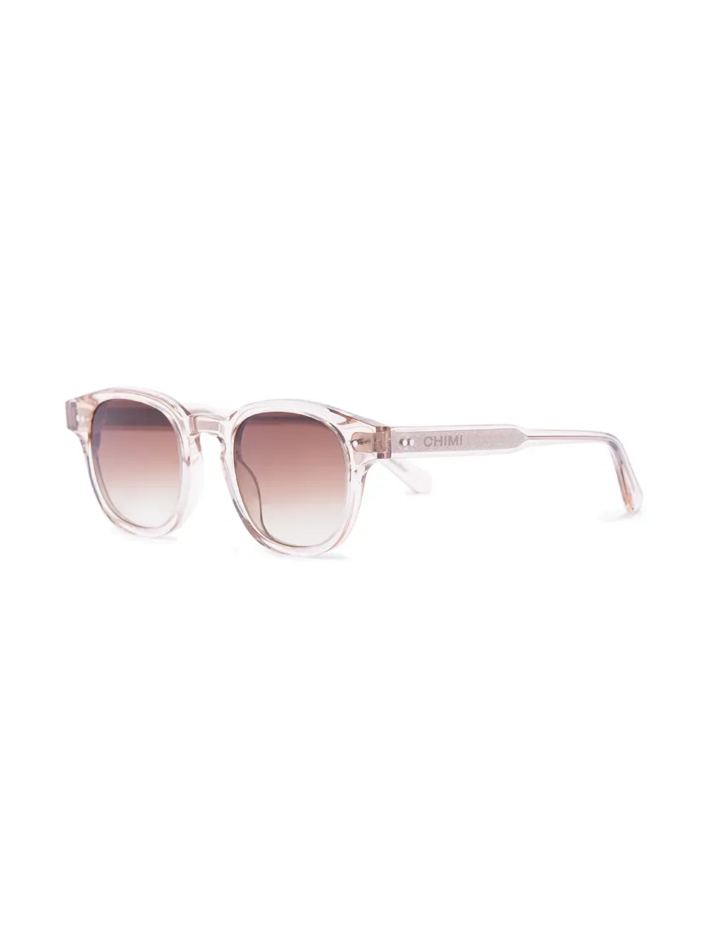 wayfarer transparent-frame sunglasses
