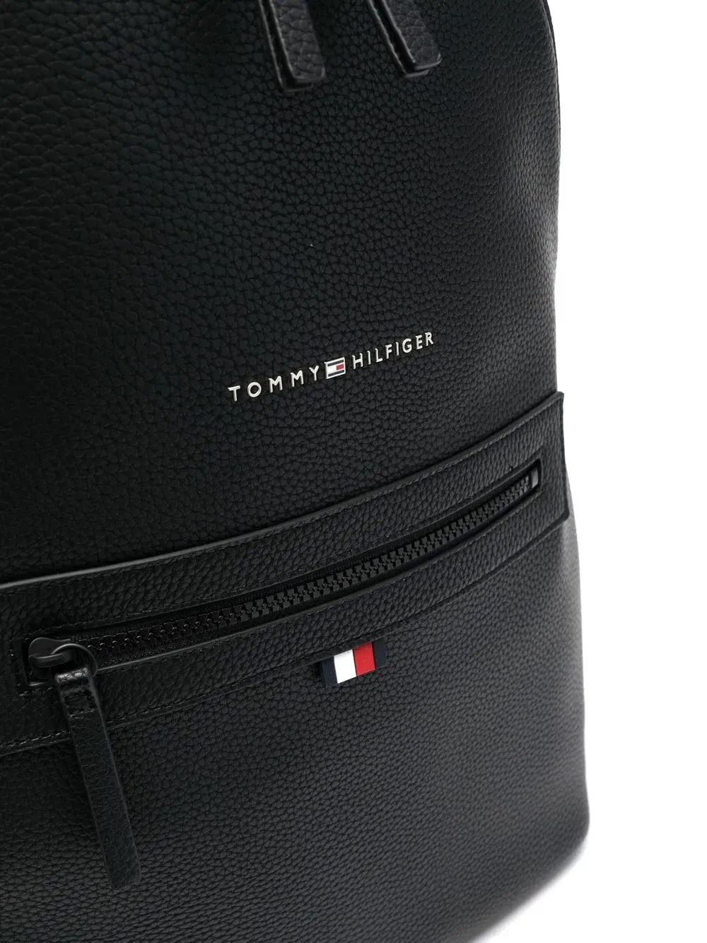 Essential faux-leather backpack