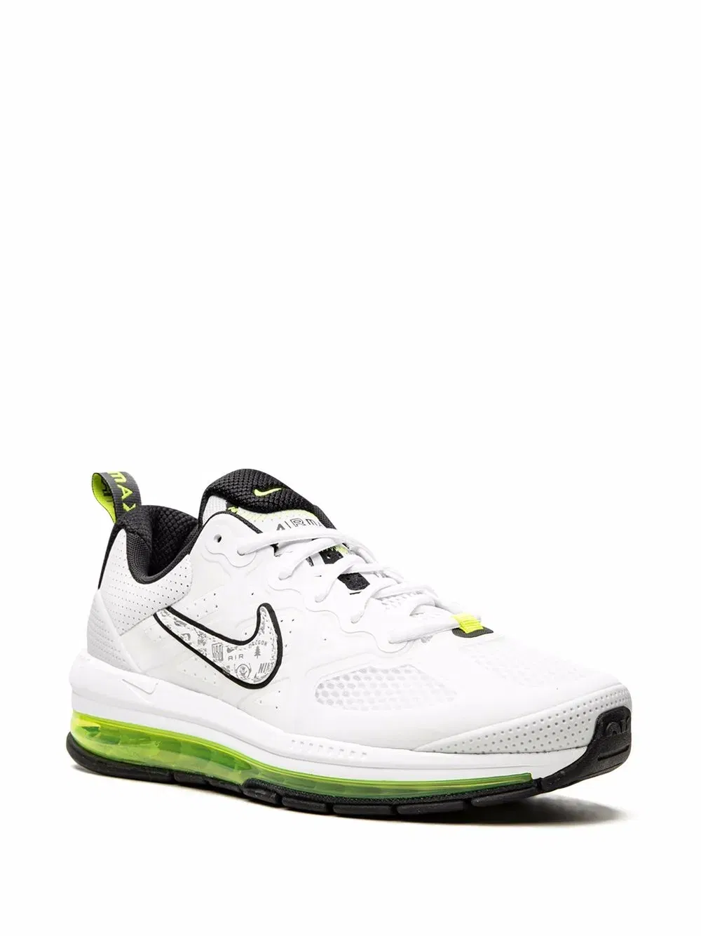 Air Max Genome "White/Black/Volt/Pure Platinum" sneakers