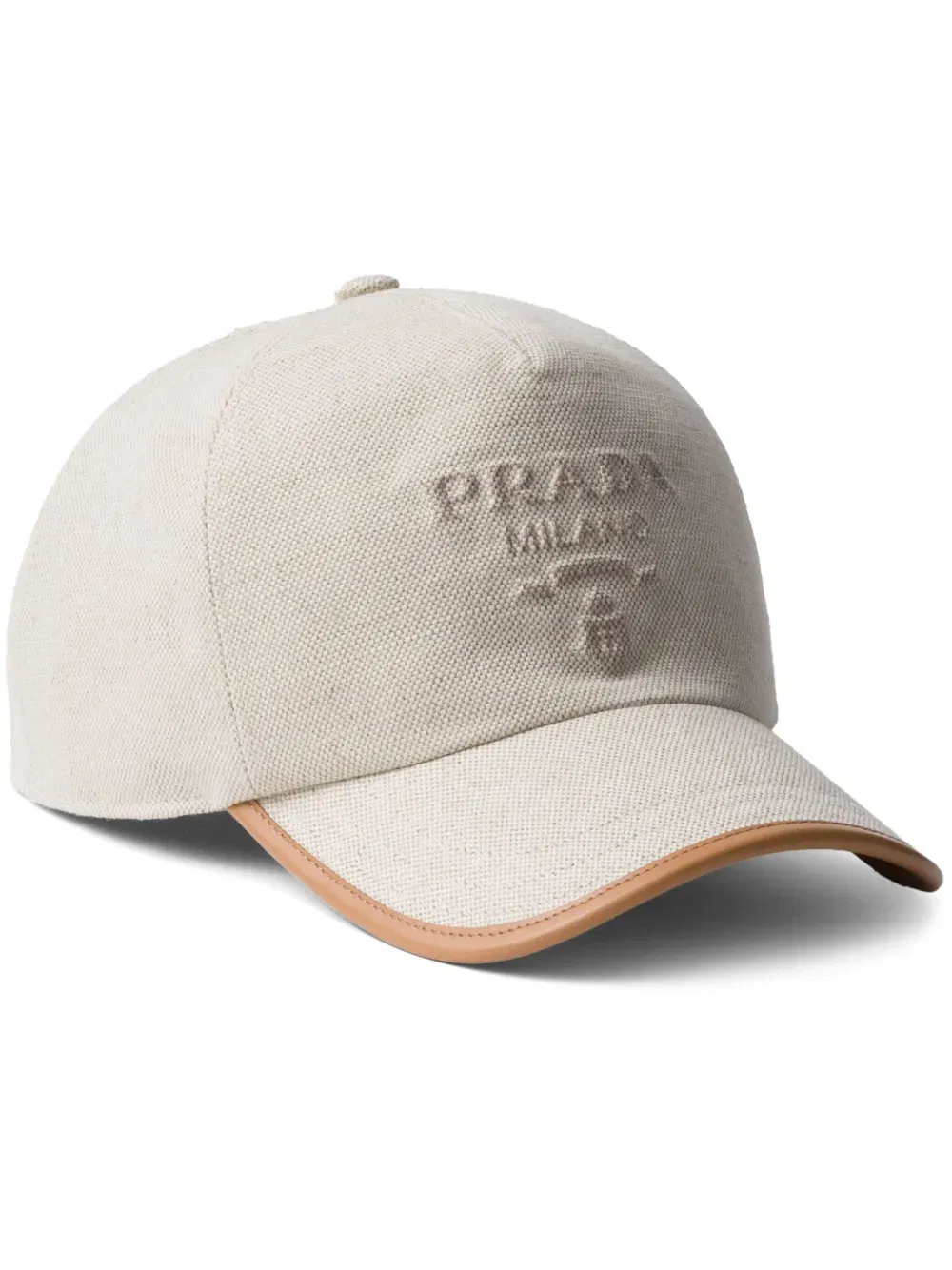 logo-embossed cap