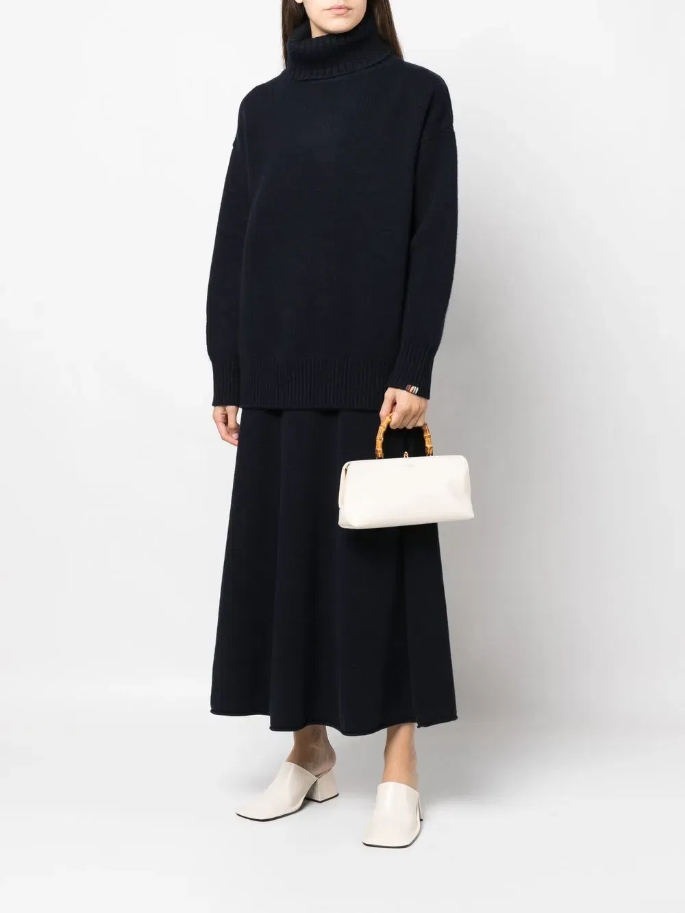 Goji leather tote bag
