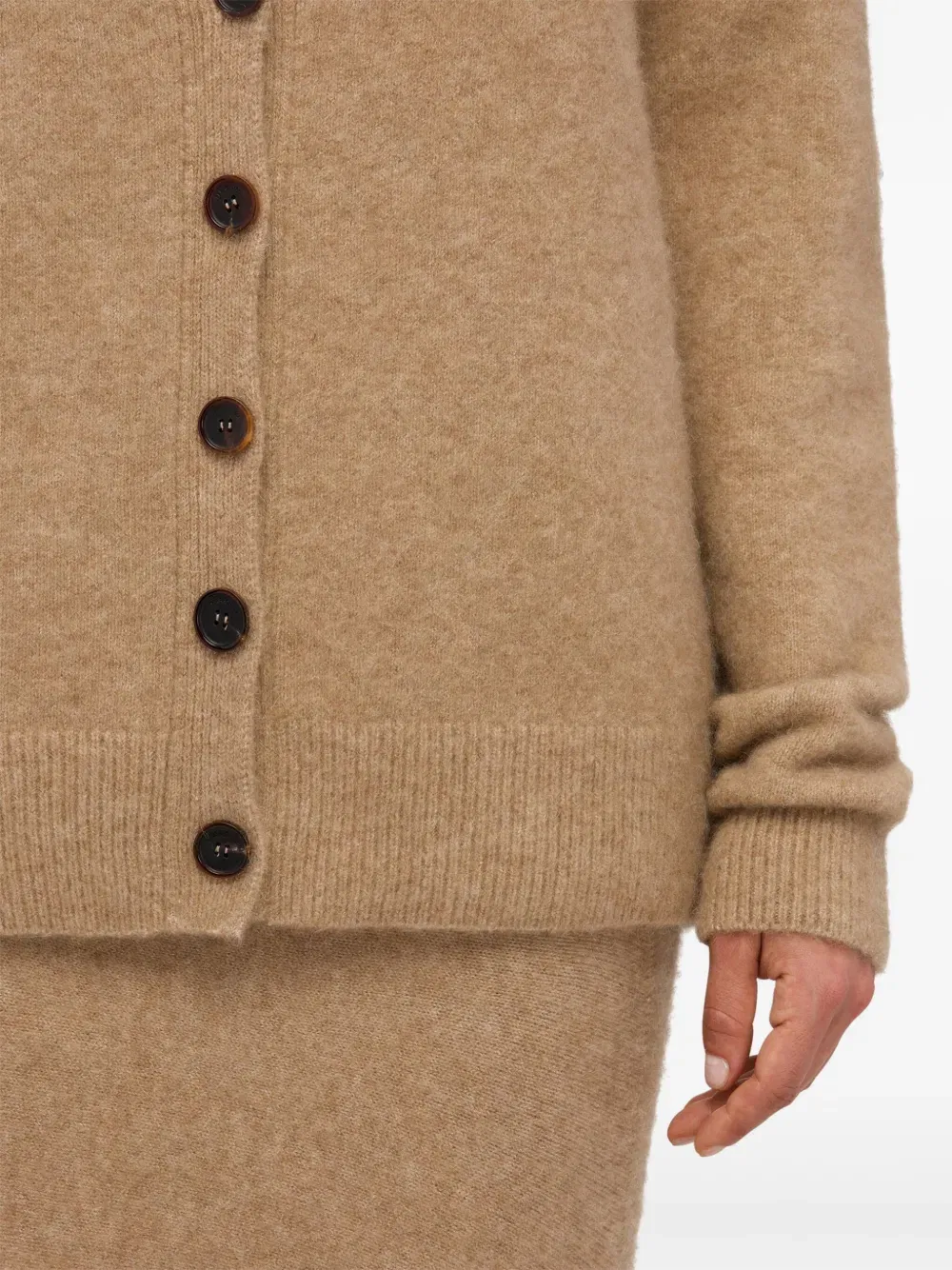 cashmere-blend cardigan