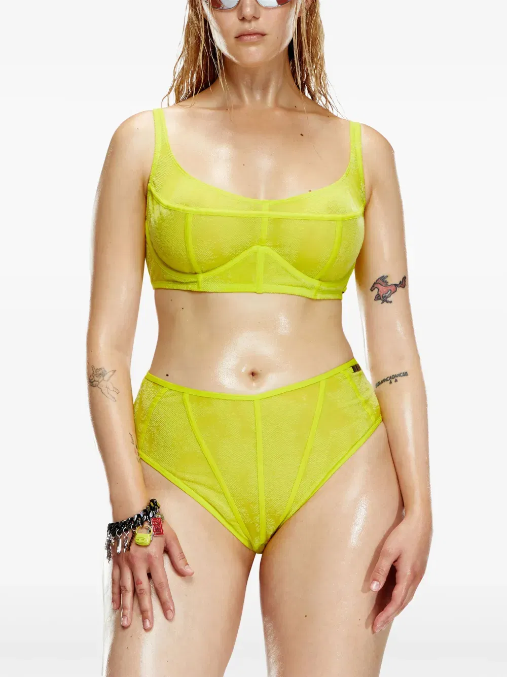 x Savage x Fenty flocked bra