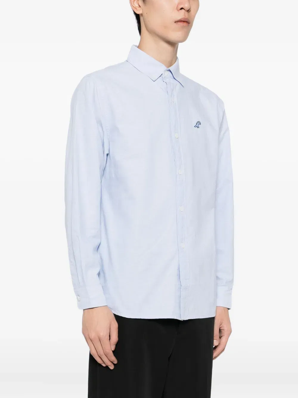 Dino-embroidered shirt