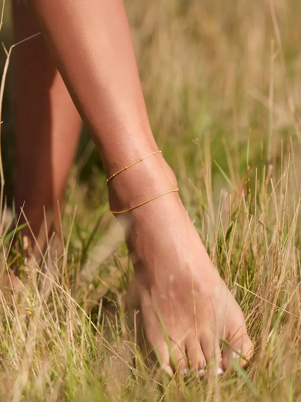 Double Chain anklet