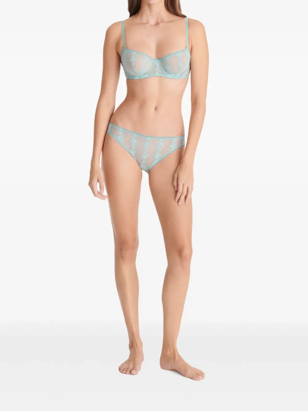 Fleurette demi-cup bra
