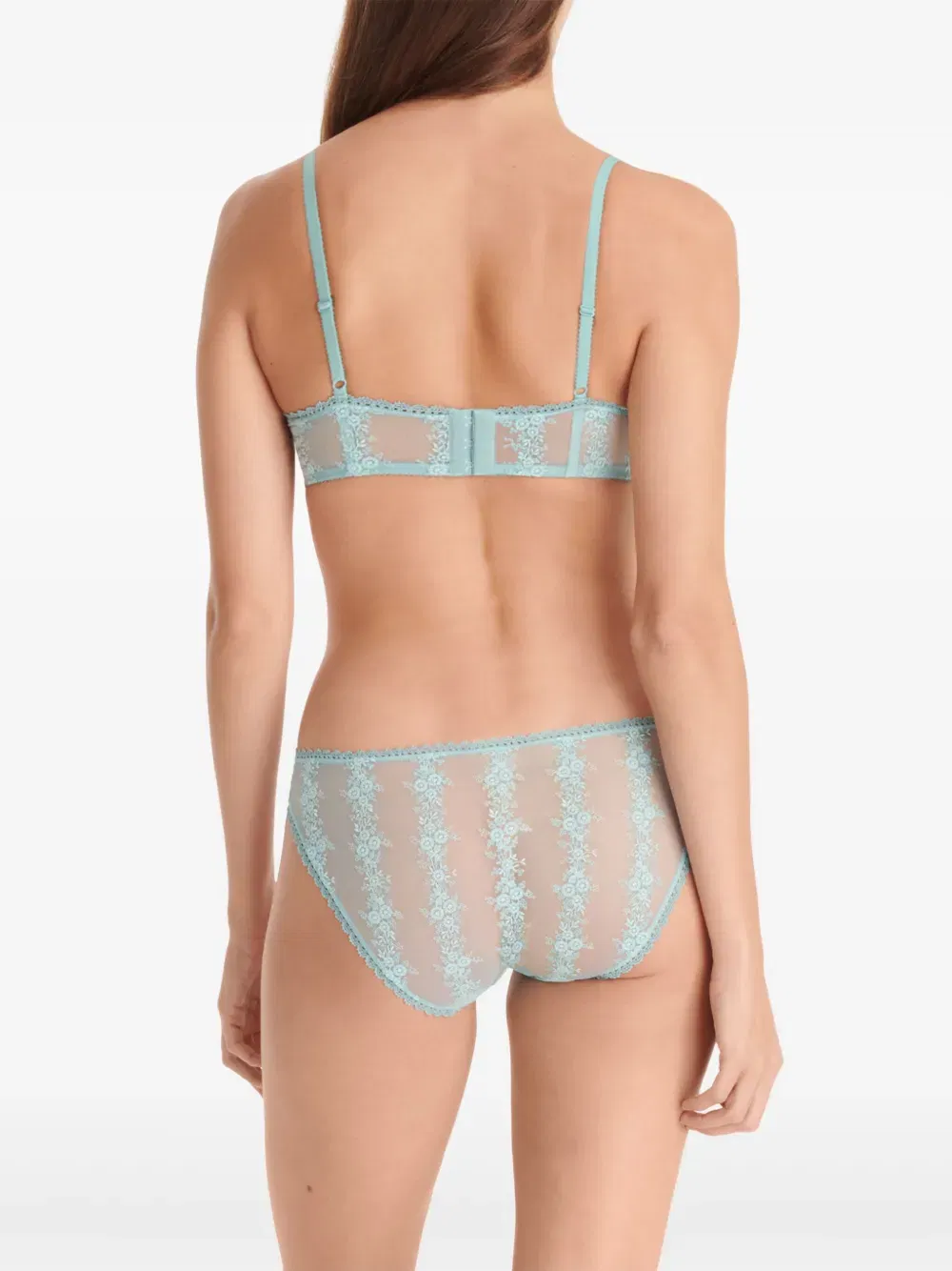 Fleurette demi-cup bra