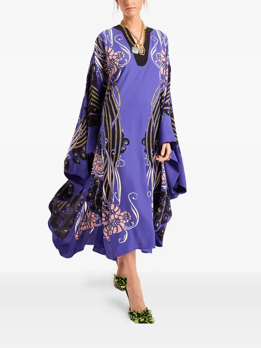 Karis floral kaftan