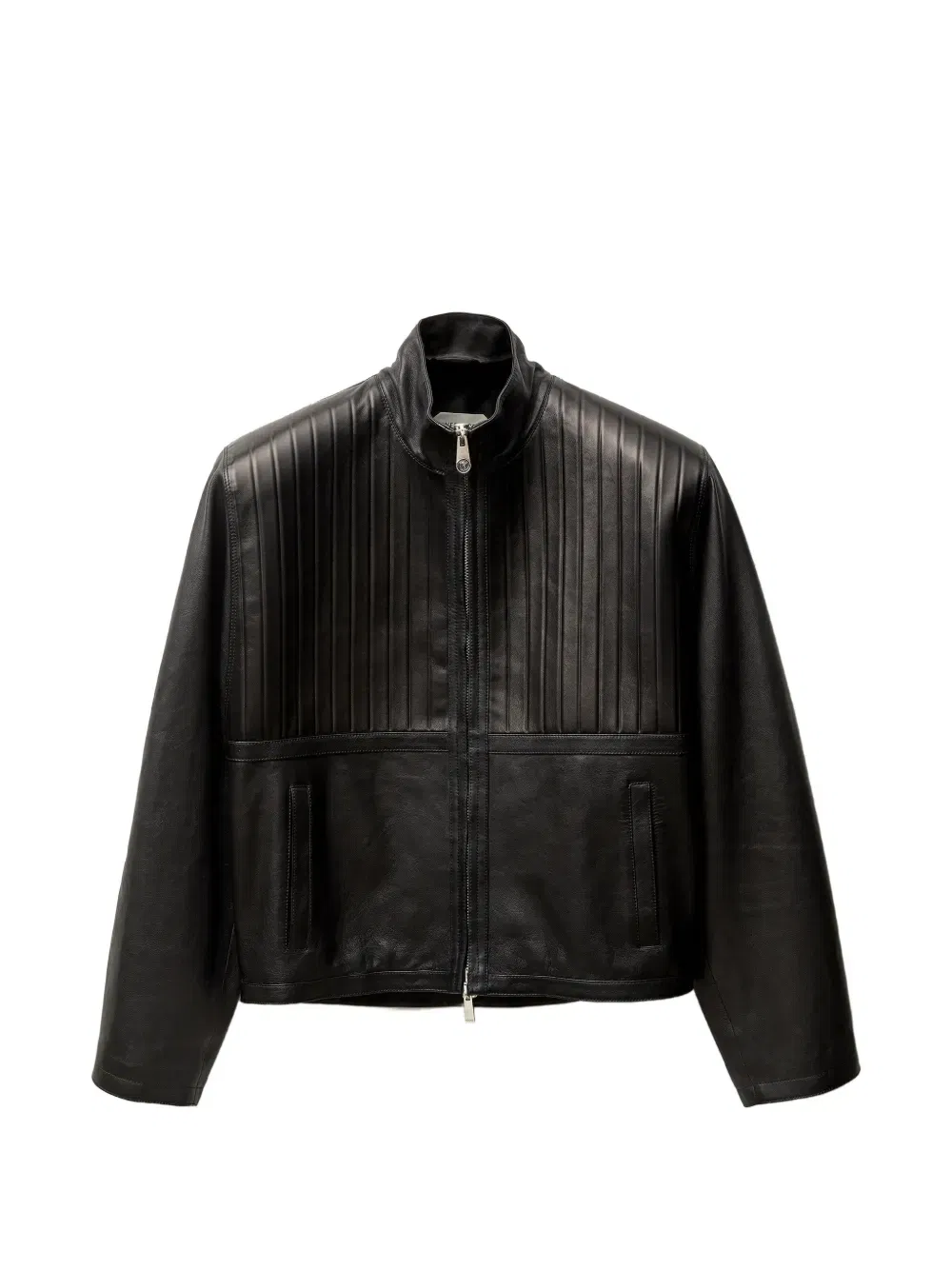 leather blouson