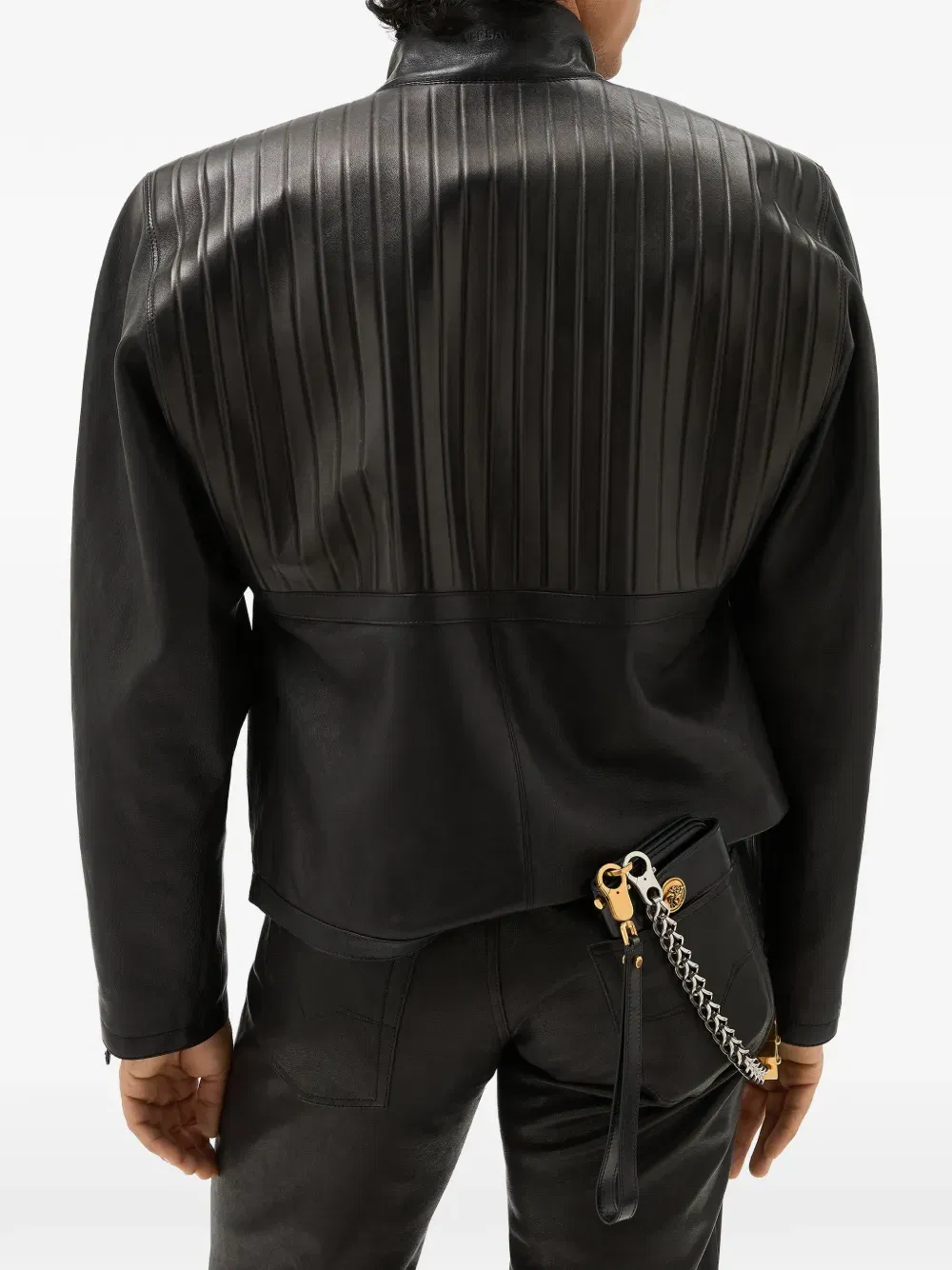 leather blouson