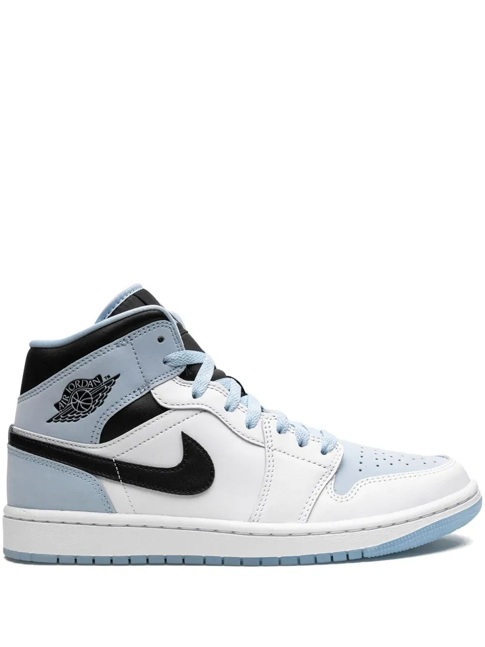 Air Jordan 1 Mid SE "White/Ice Blue-Black" sneakers