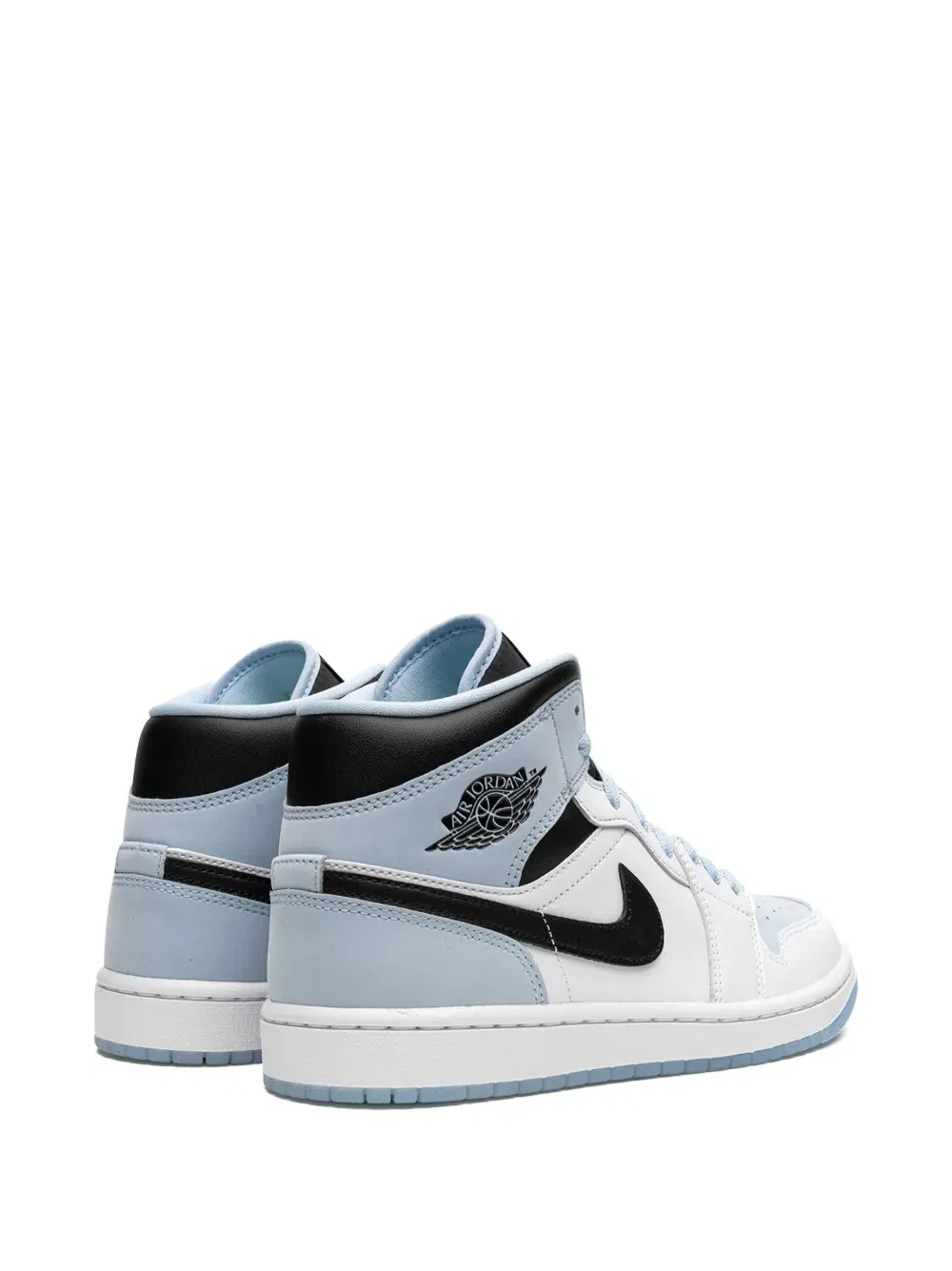 Air Jordan 1 Mid SE "White/Ice Blue-Black" sneakers
