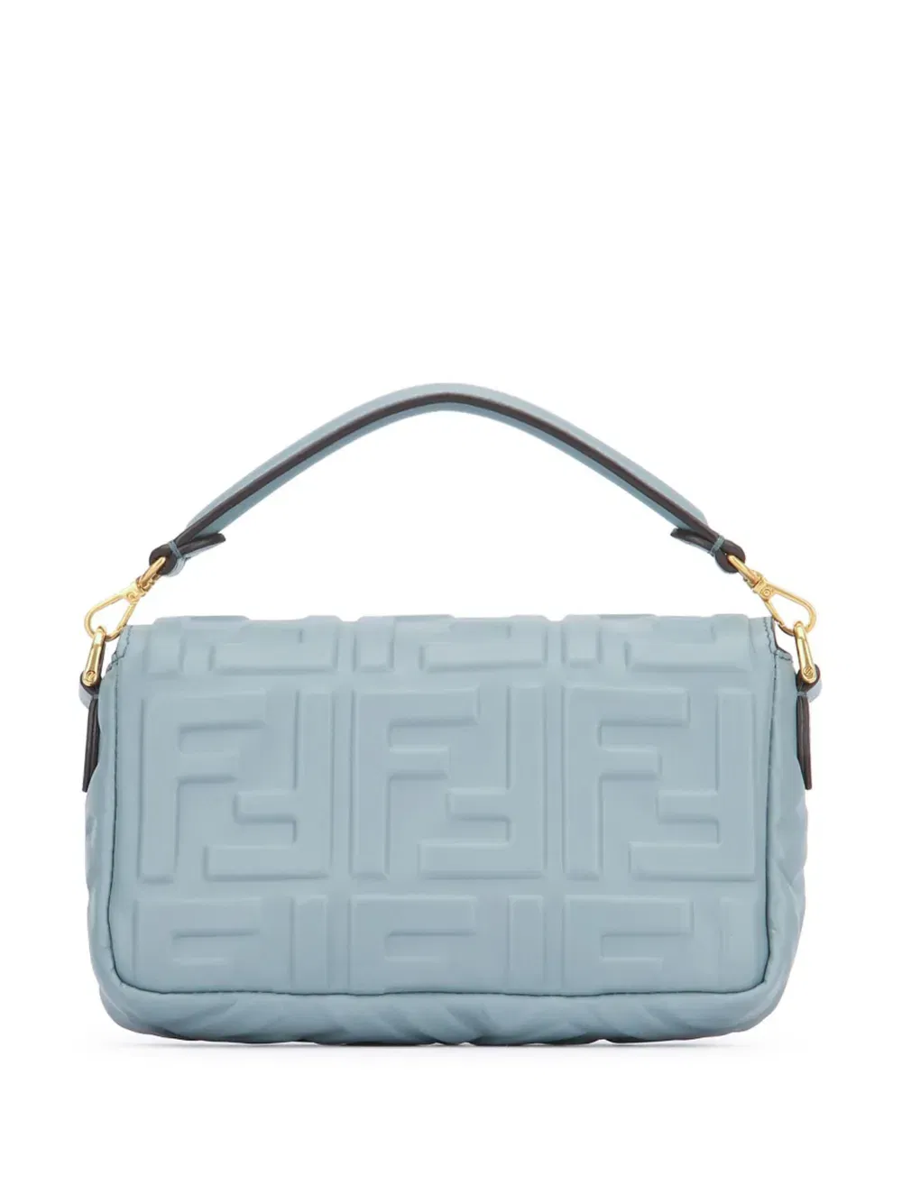 mini Baguette embossed-logo shoulder bag