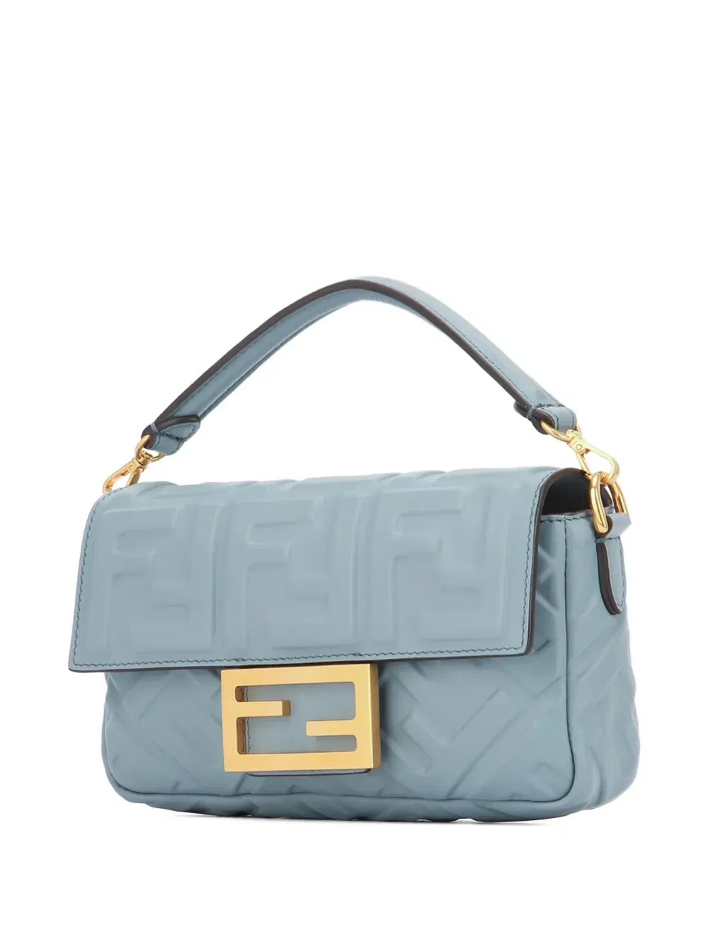 mini Baguette embossed-logo shoulder bag