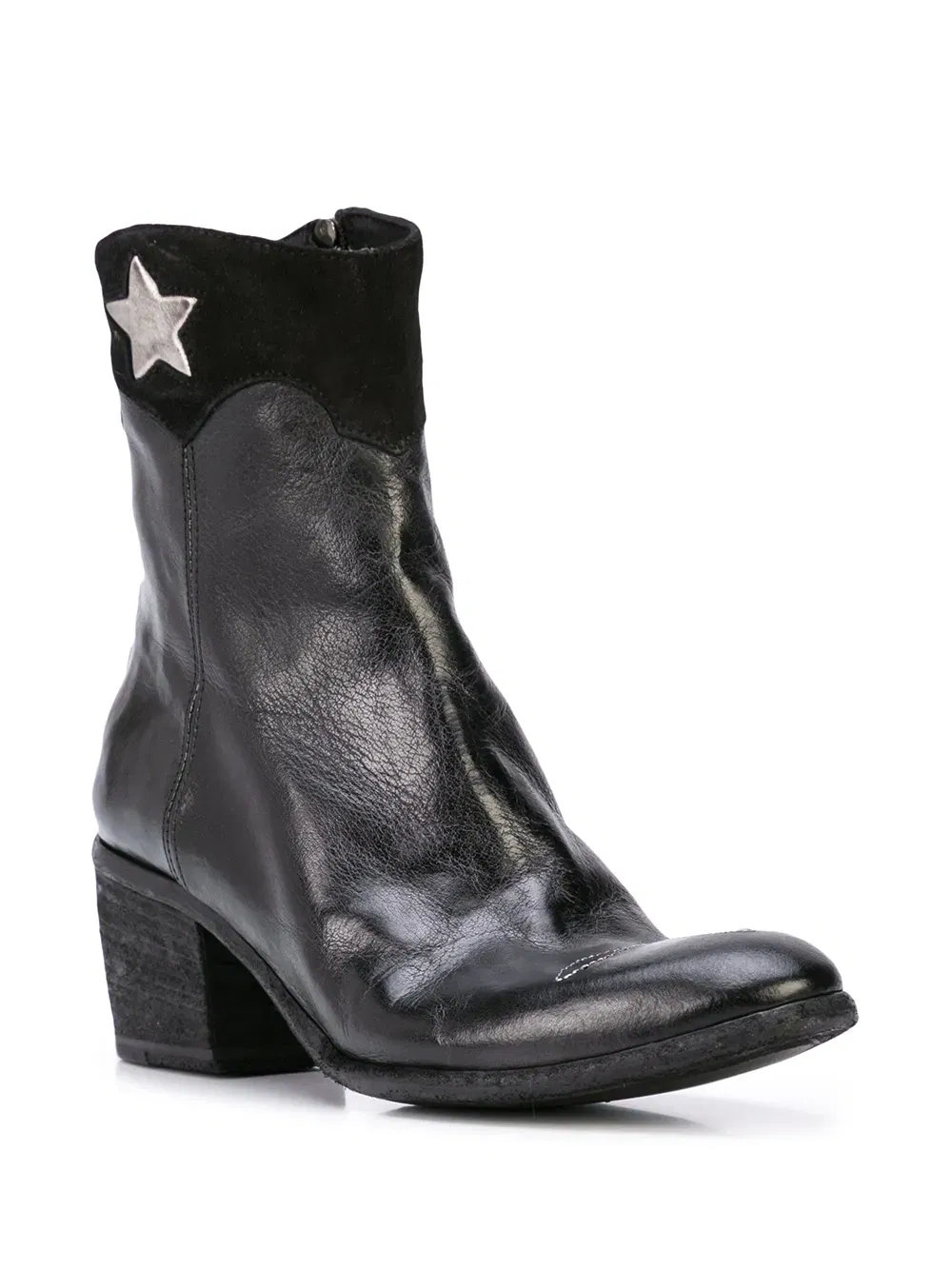 star-detail cowboy boots