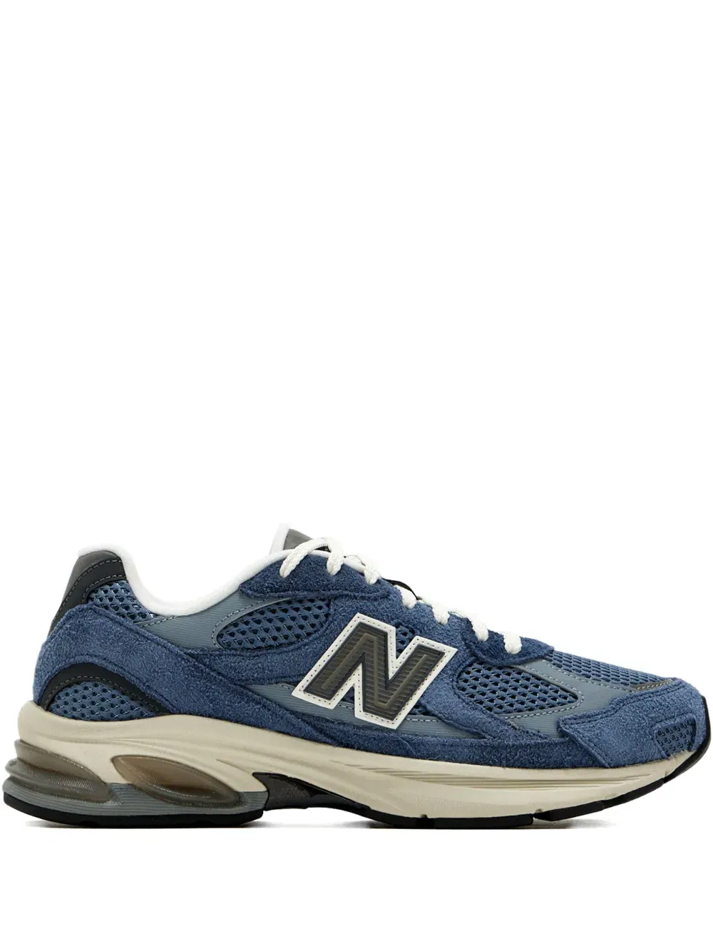 2010 suede mesh sneakers