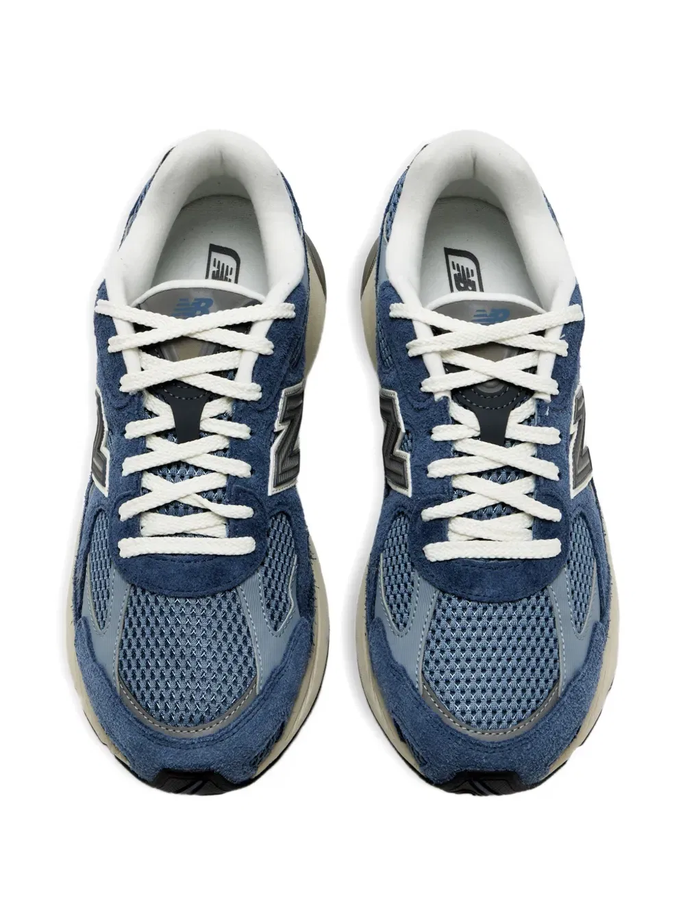 2010 suede mesh sneakers