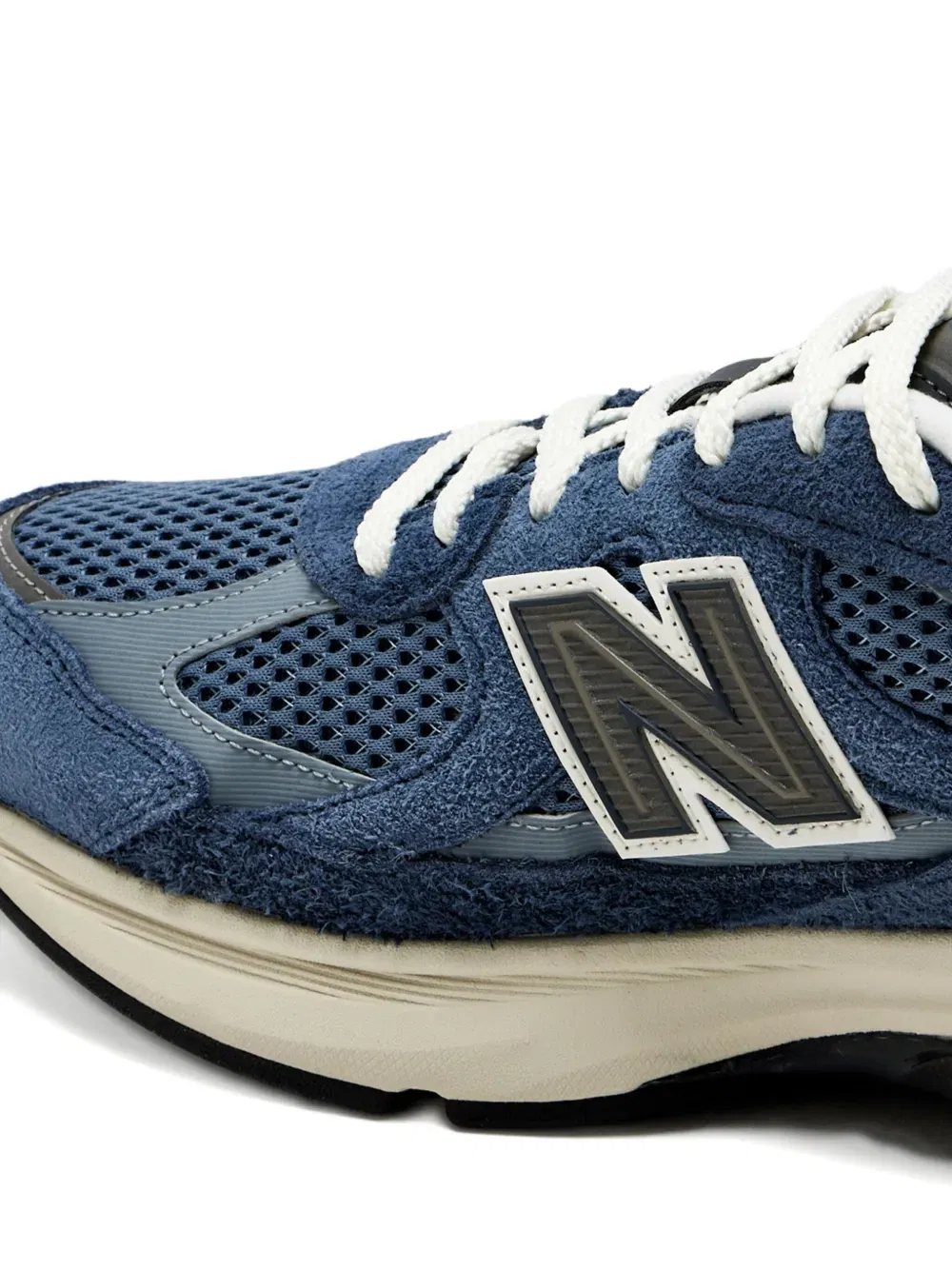 2010 suede mesh sneakers