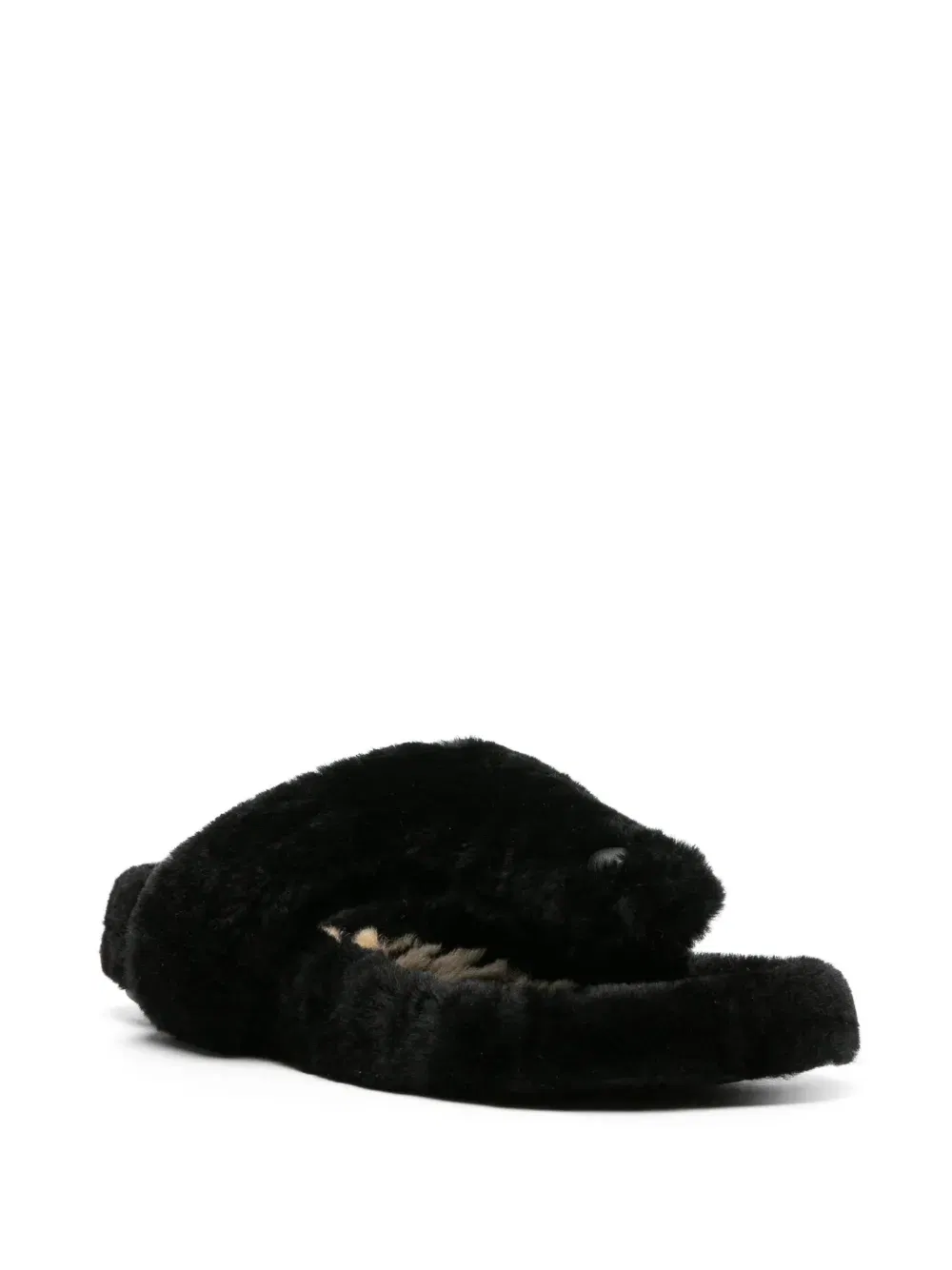 Ease shearling flip flops