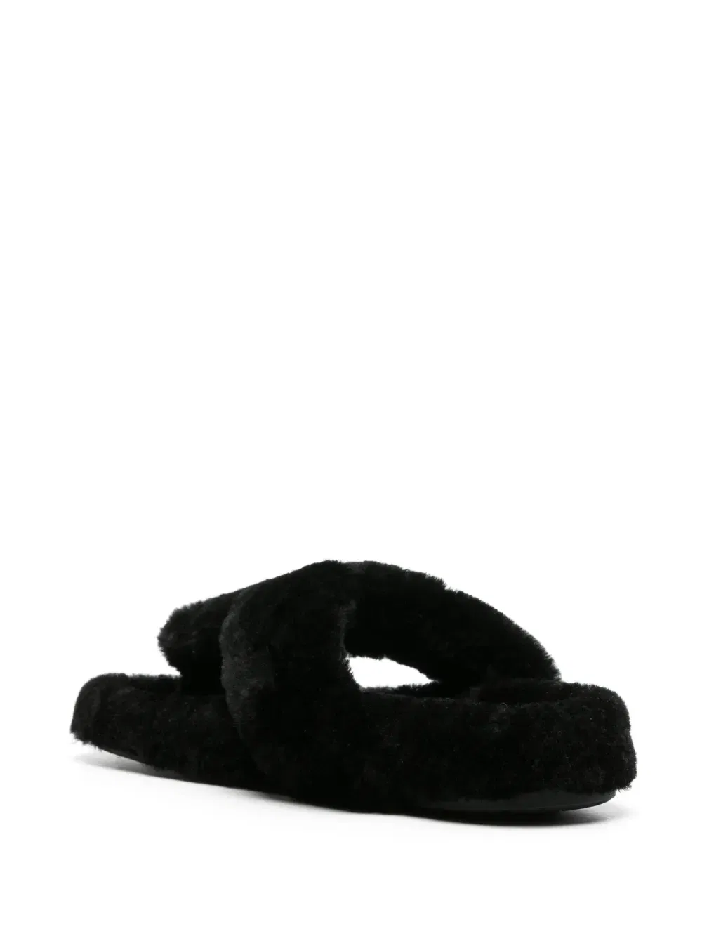 Ease shearling flip flops
