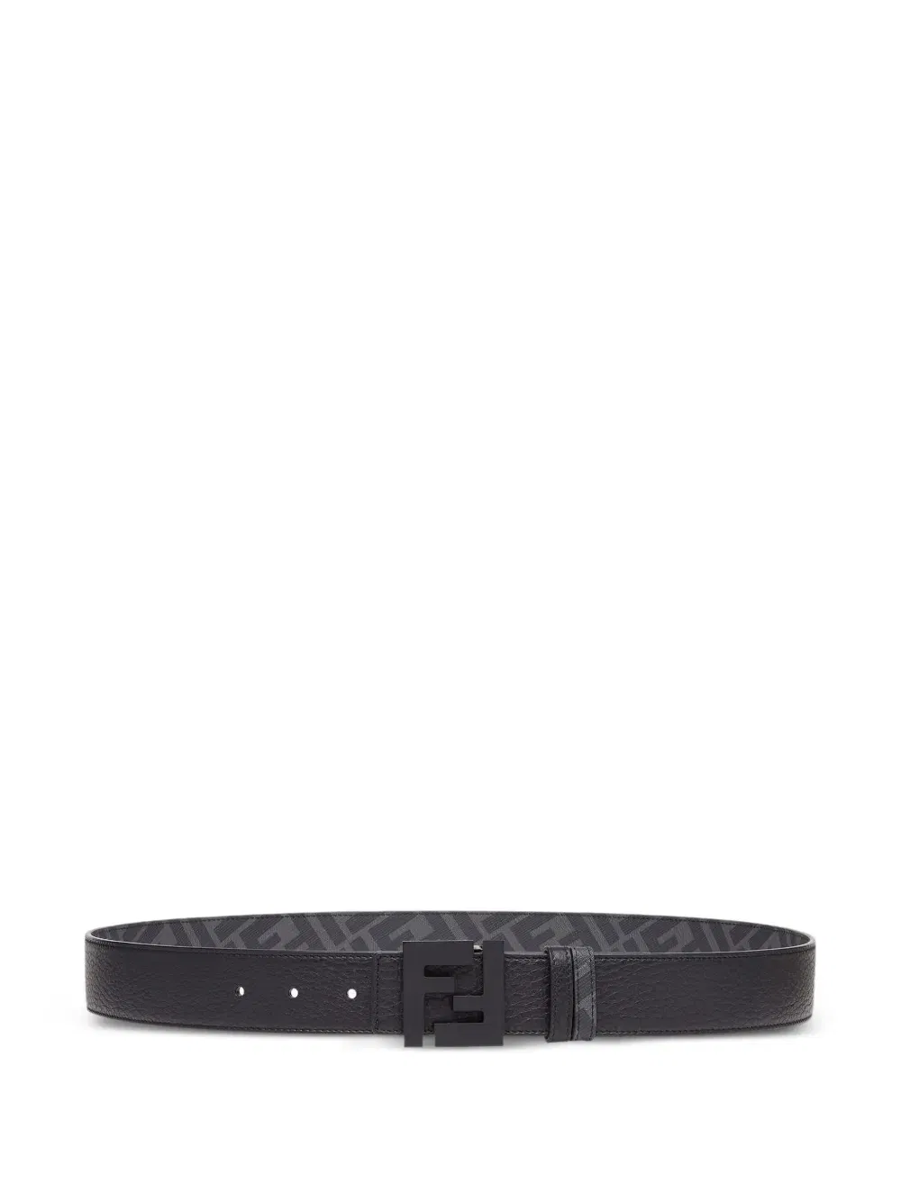 reversible logo-buckle belt