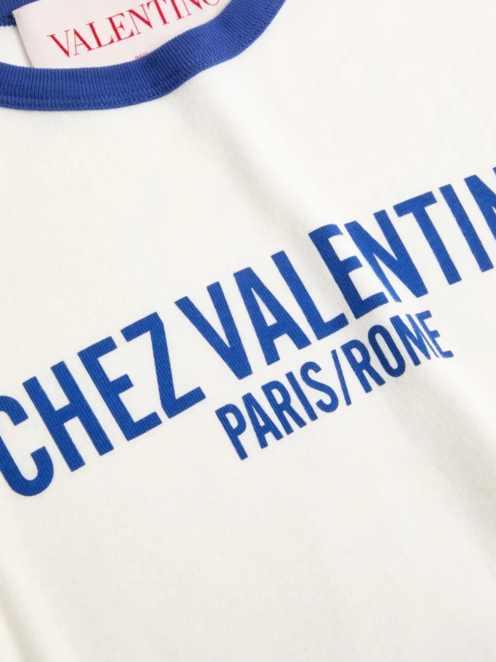 Chez Valentino-print T-Shirt