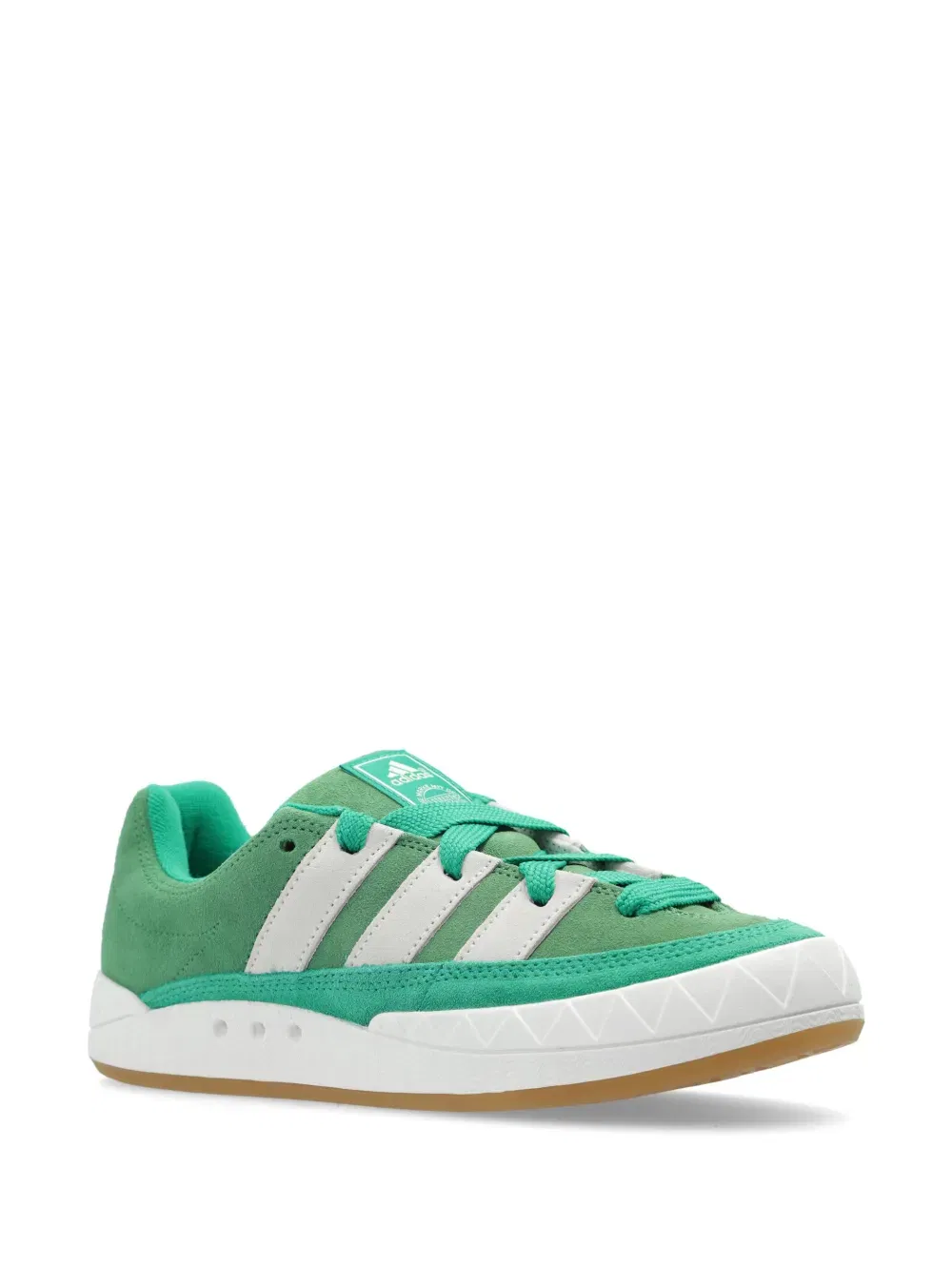 Adimatic leather lace-up sneakers
