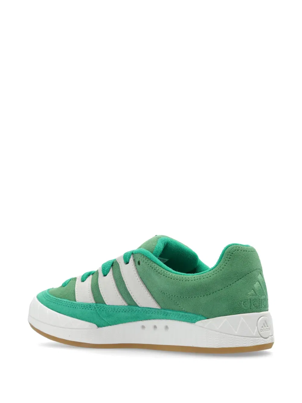 Adimatic leather lace-up sneakers