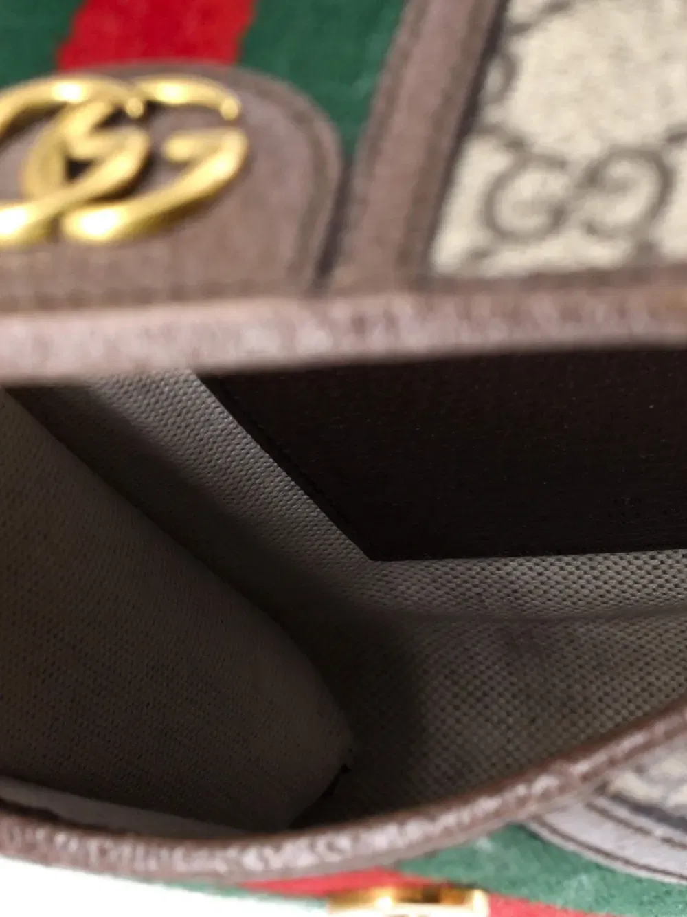 Ophidia Vertical Flap GG Coated Canvas Mini crossbody bag