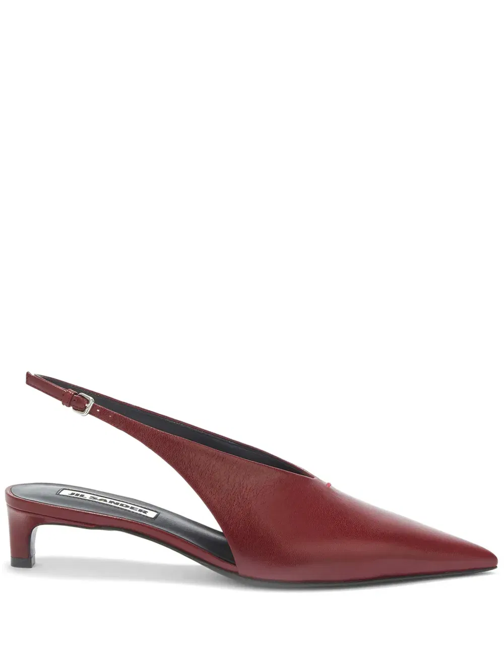 45mm slingback leather pumps