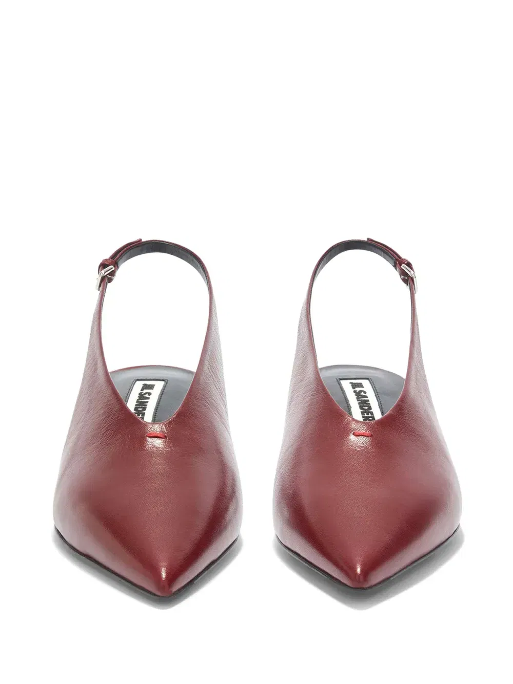 45mm slingback leather pumps