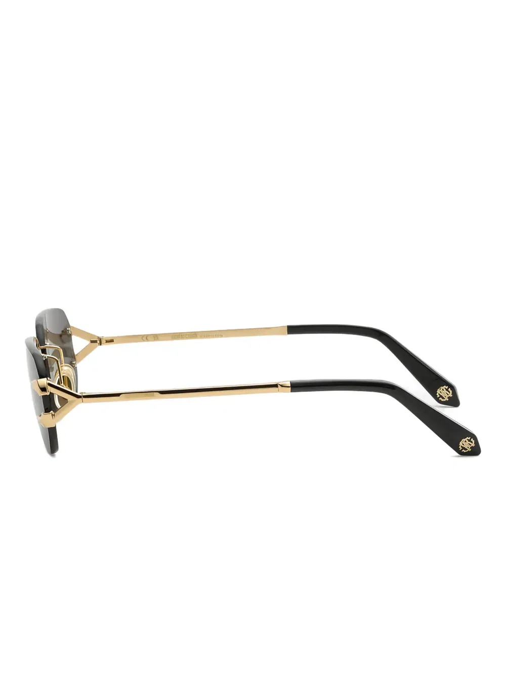 metal rimless sunglasses
