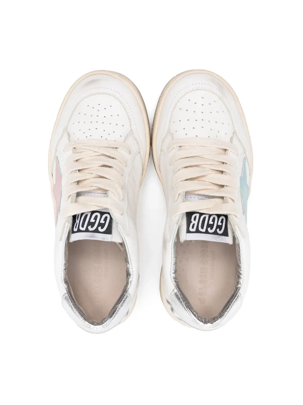 Ball Star-patch leather sneakers
