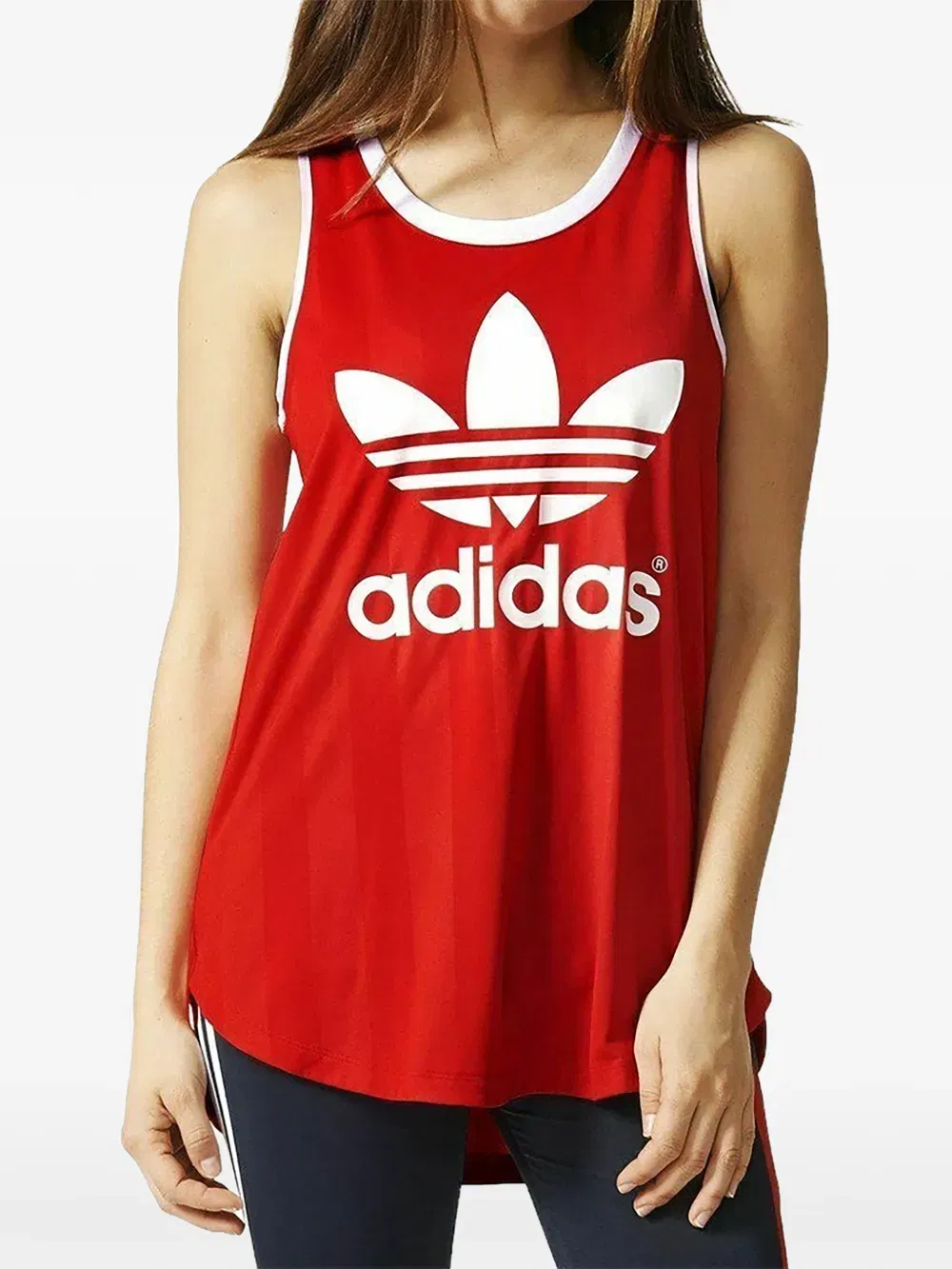 logo track tank top