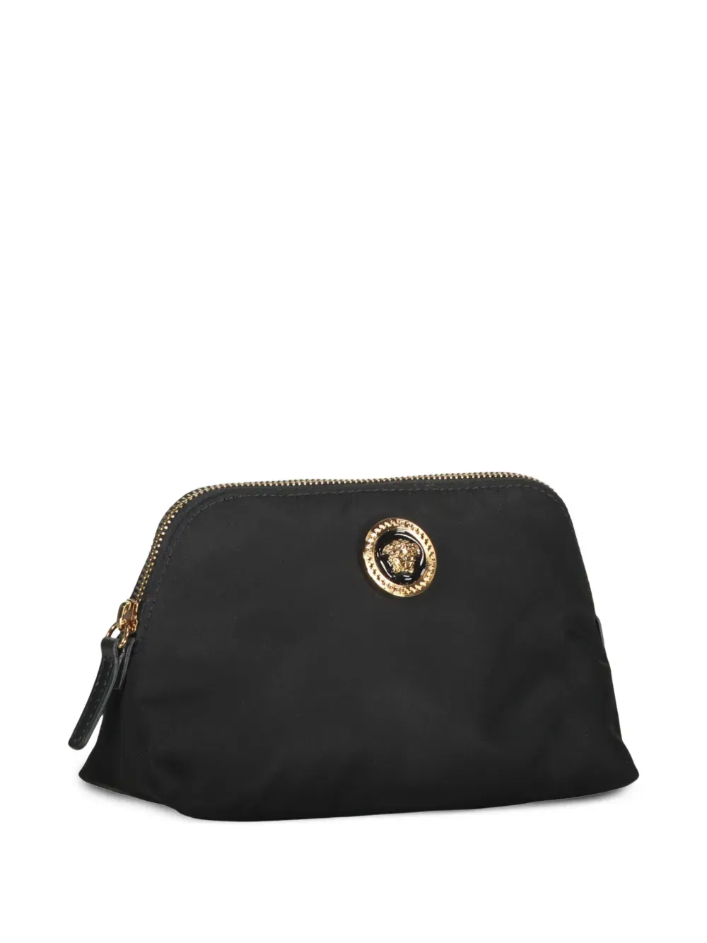 logo-plaque make-up bag