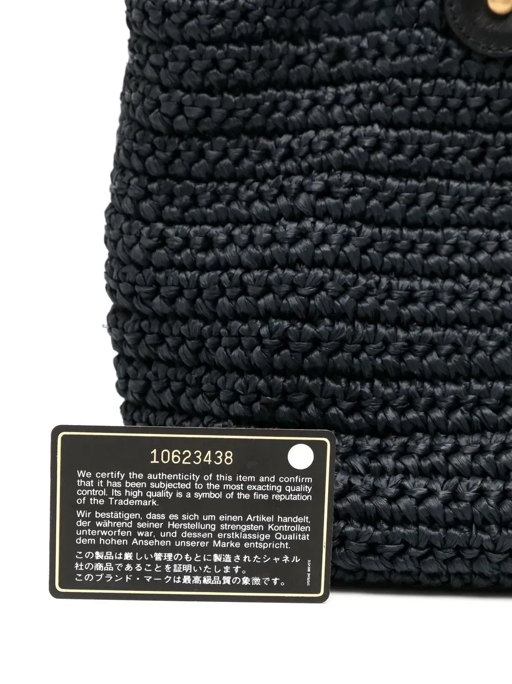 2005-2006 CC Turn-lock woven tote bag