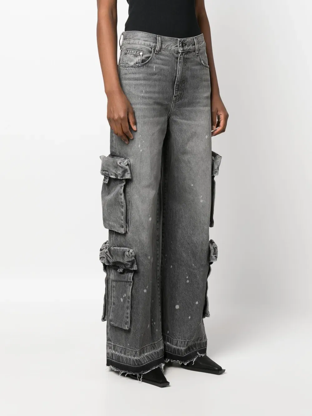 Baggy Cargo wide-leg jeans