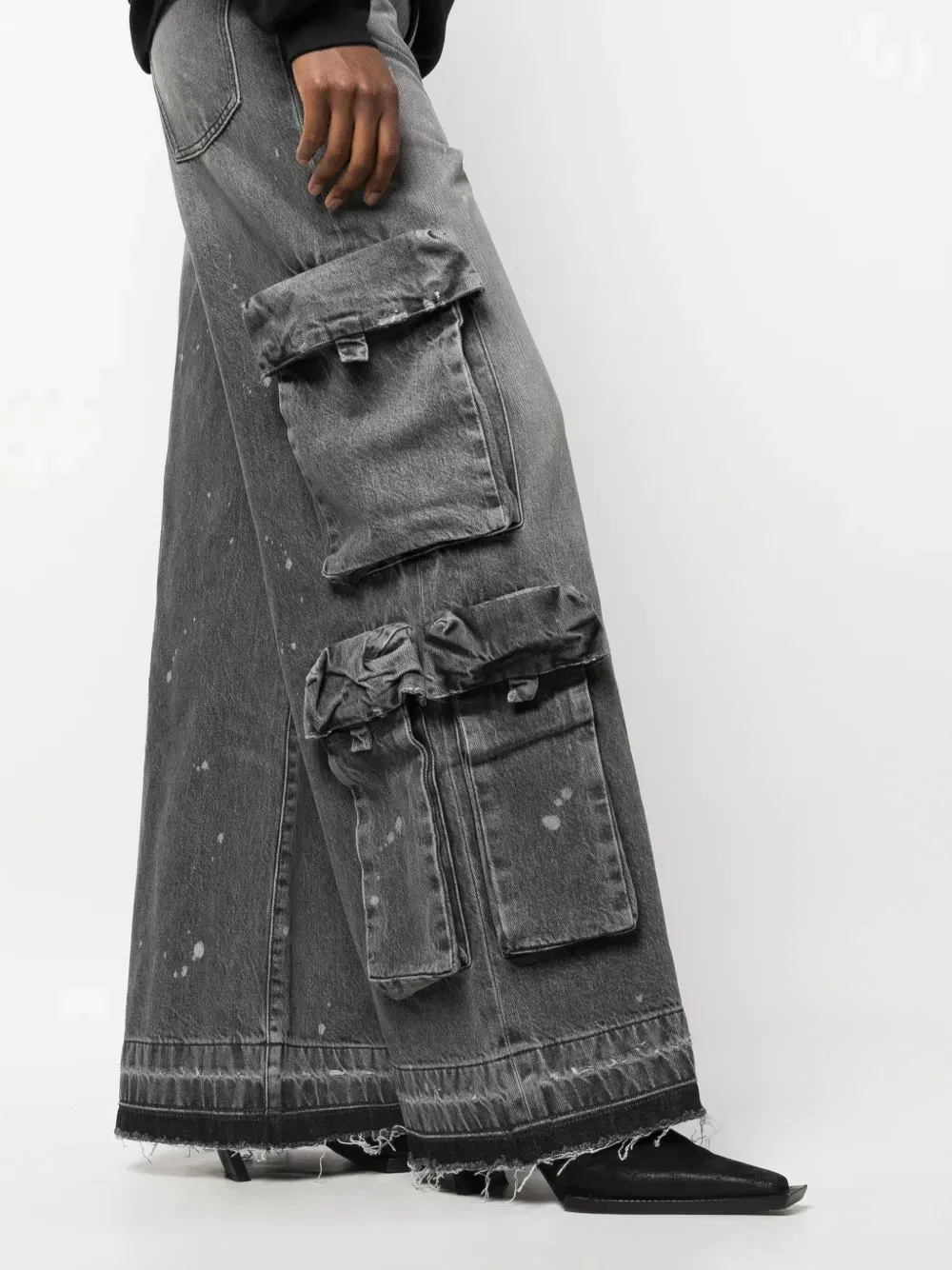 Baggy Cargo wide-leg jeans