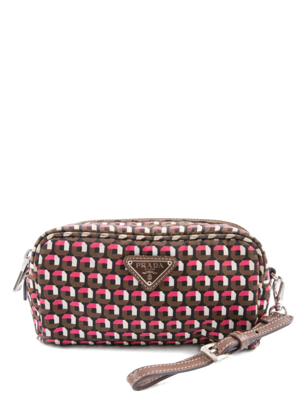 2024 geometric-print clutch