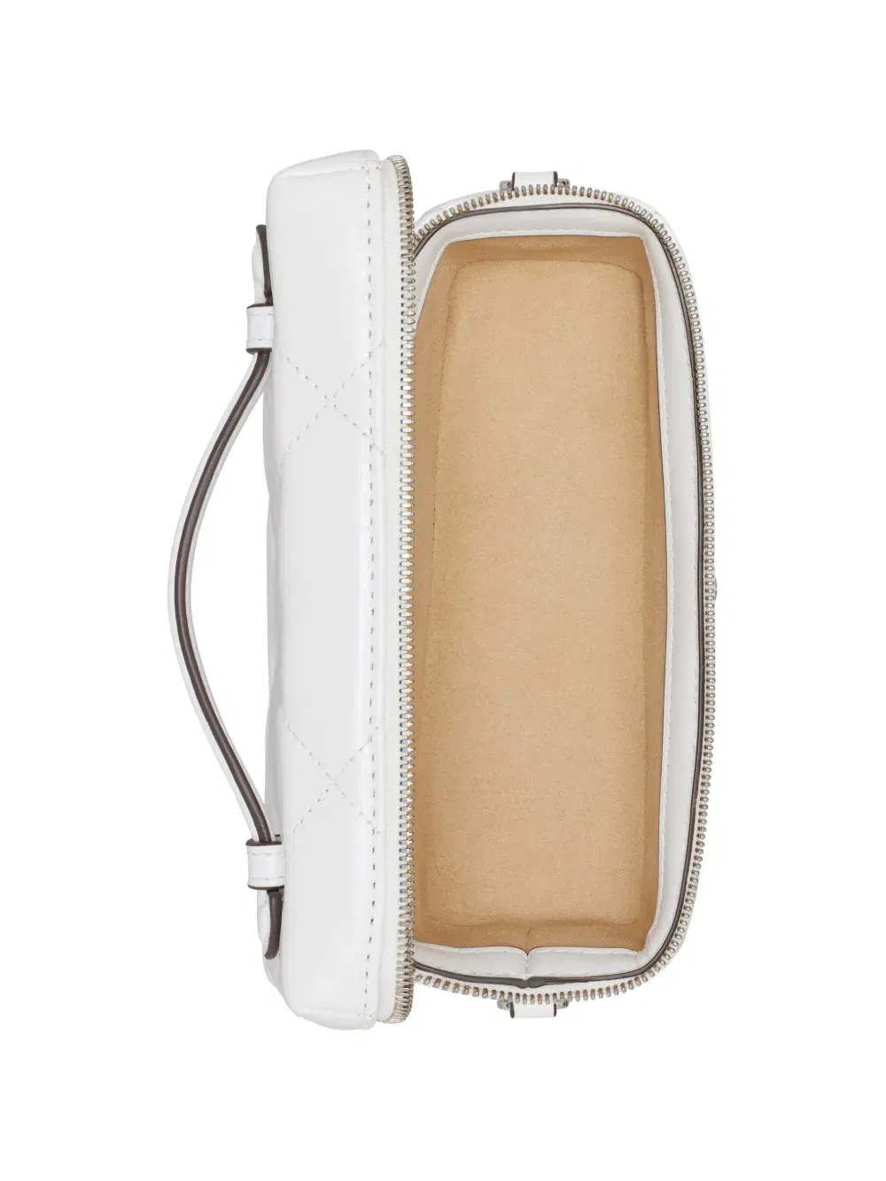 Kira diamond-quilt distressed vanity case