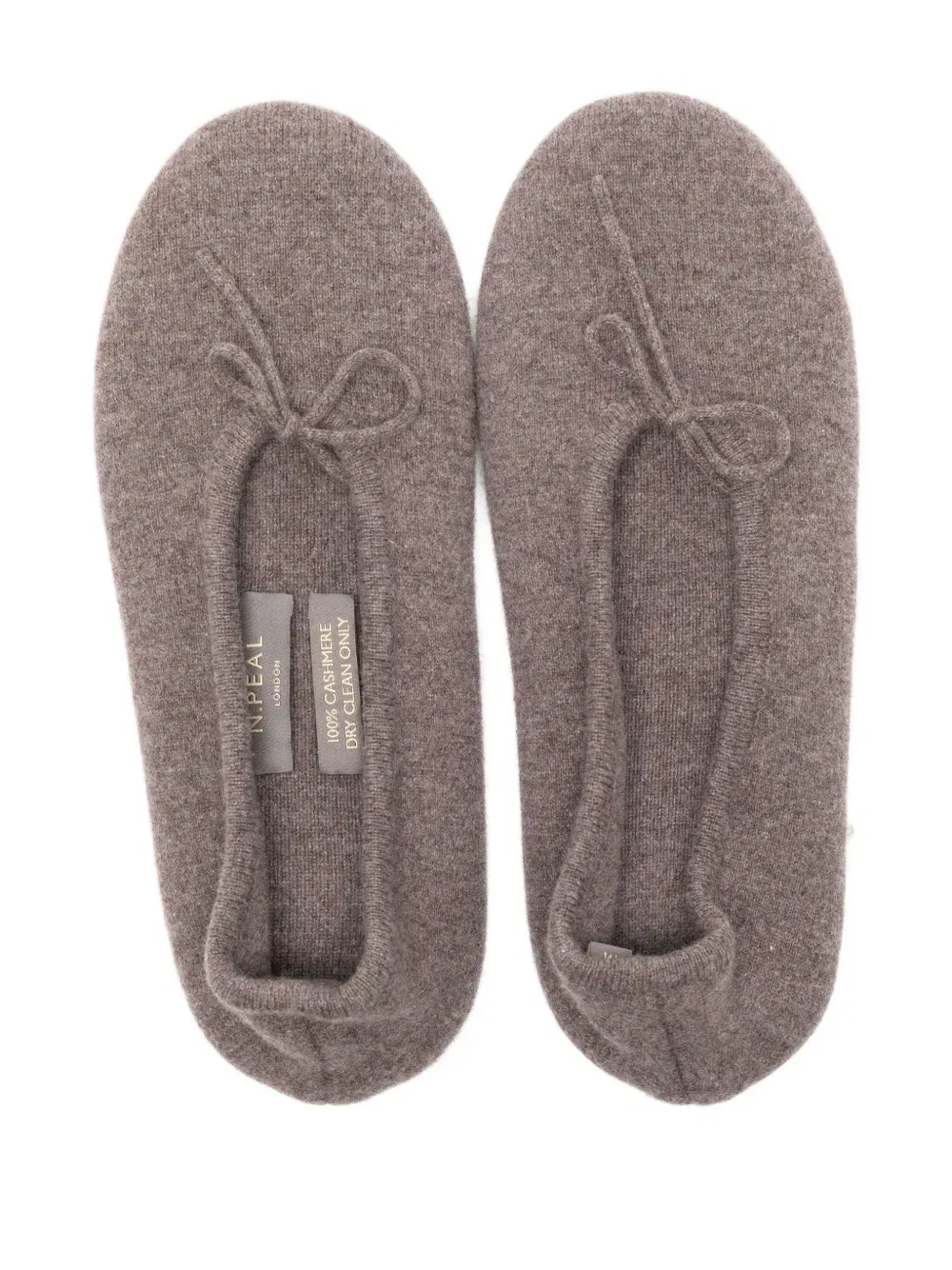 slip-on cashmere slippers