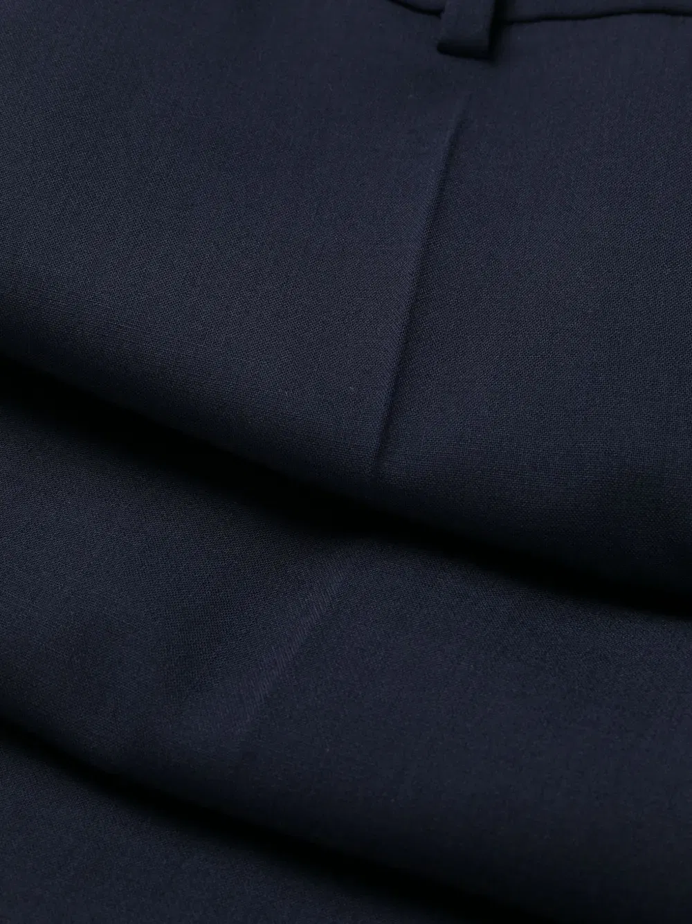 wide-leg virgin-wool-blend trousers