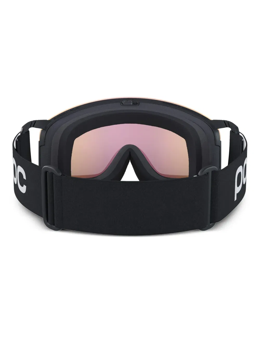 logo strap ski goggles