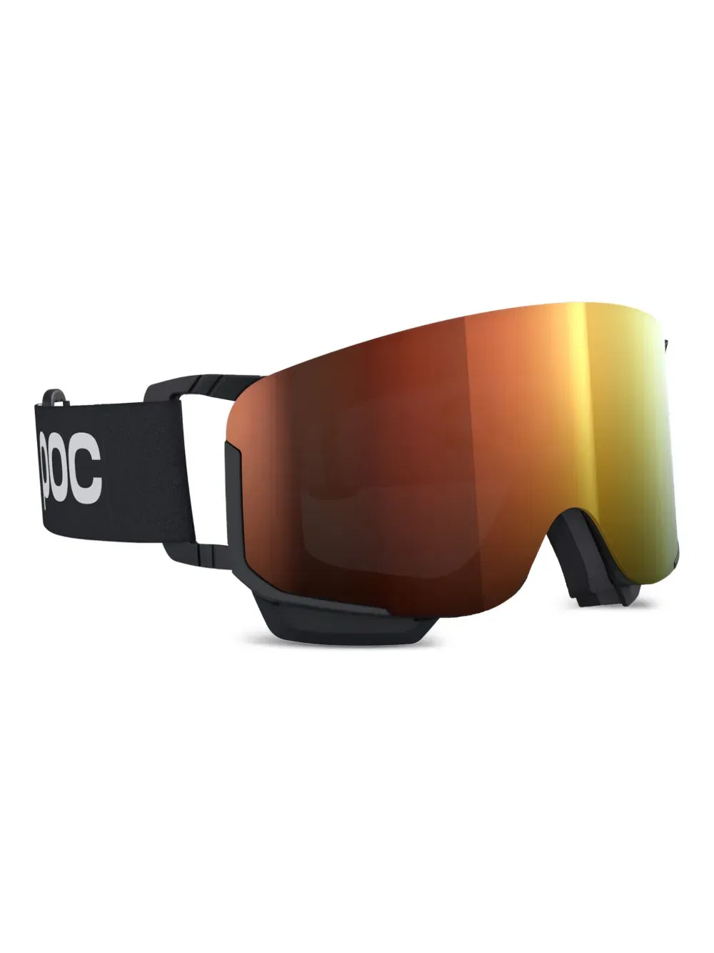 logo strap ski goggles