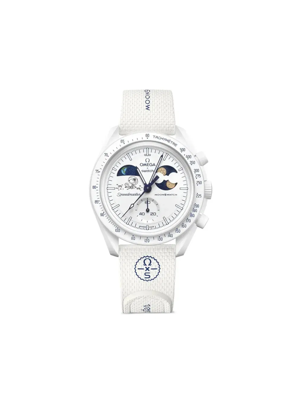 x Swatch Moonphase bioceramic 42mm watch
