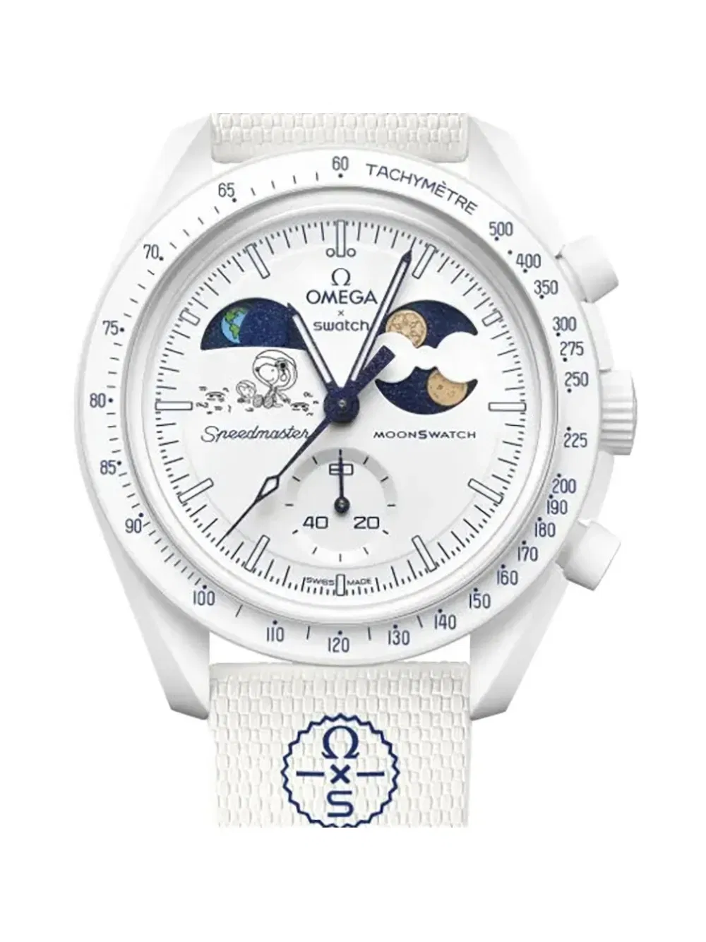 x Swatch Moonphase bioceramic 42mm watch