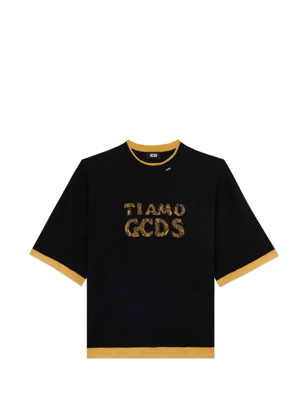 short-sleeve logo-lettering T-Shirt